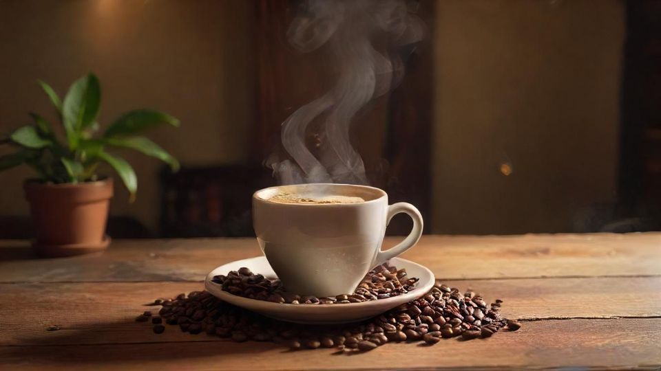 グアテマラ SHB ソロラ アティトゥラン パンポヒラ農園の豆で淹れたコーヒーのカップ